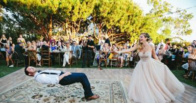 Bride Puts A Spell On Her Magician Groom During Their First Dance