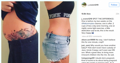 Teen Mom 2&rsquo;s Jenelle Evans Shares Amazing Weight Loss Pic!