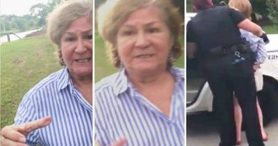 Old Woman Gets Smacked After Putting Hands On Girl For No Reason
