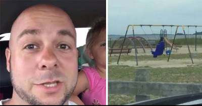 Dad Films Creepy &ldquo;Ghost Swing&rdquo; Moving On Its Own In A Park