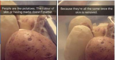People Are Laughing Over This Girl&rsquo;s Deep AF Snapchats About Potatoes