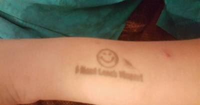 Third Grader Comes Home With This On His Arm. Dad Is Shocked When He Reads It...