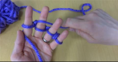 She Wraps Yarn Around Her Hands, And Ends Up Making The Most Awesome Thing.