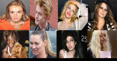 10 Celebs Before And After Drugs
