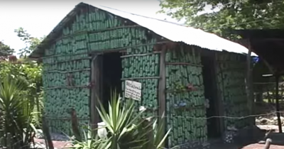 Woman Builds An Amazing House Out Of Recycled Materials