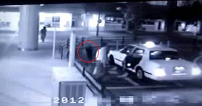 Creepy Video Shows Ghost Following Man Into Taxi