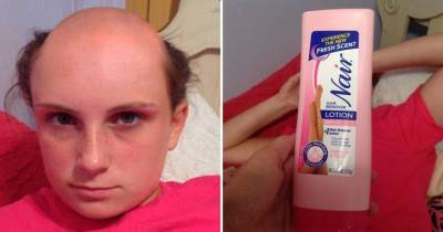 This Girl's Sister Mistook Hair Removal Cream For Shampoo And The Results Are Kind Of Hilarious