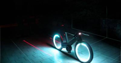 This Is The Bicycle For The Future And It Looks Like It's Straight Out Of 'Tron'