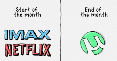 These Illustrations Perfectly Describe The End Of Month Scenario That Everyone Faces In Life