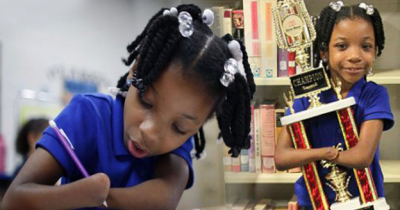 7-Year-Old Girl Born Without Hands Overcomes All Obstacles.