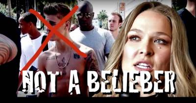 Ronda Rousey And Justin Bieber Have A Small Beef After He Snubbed Her Sister.