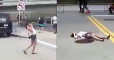 Drunk Girl Tries To Battle Her Insobriety, Ends In Hilarious Failure