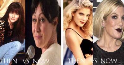 The Original Cast Of 'Beverly Hills 90210' Then And Now