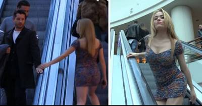 This Escalator Prank Gets Incredibly Awkward