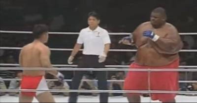 Sumo Wrestler vs MMA Fighter