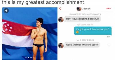 Tinder Match Filled With Regret After Ghosting The Olympic Gold Medalist Who Beat Michael Phelps