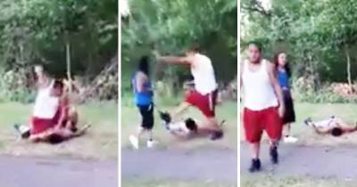 Brother Brutally Beats Guy Who Attempted To Assault Sister
