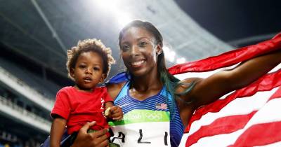 Good Job, Mom: 15 Adorable Pictures Of Olympians With Their Children