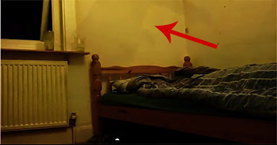 A Very Scary "Shadow Ghost" Was Caught On Cam By A Man With Sleeping Disorder!