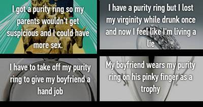 Shocking! People Who Fake Their Virginity By Wearing Purity Rings