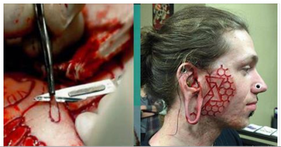 Scary Pictures That Show Scarification Is The Most Daring Task Ever