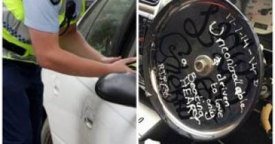 Police Charge Driver For Using Frying Pan As A Steering Wheel