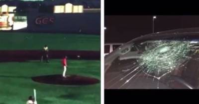 Baseball Player&rsquo;s Hefty Blow Lands Outside The Stadium, Straight Onto His Pick-Up Truck