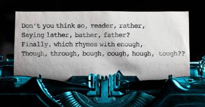You Need To Be A Master Of The English Language To Be Able To Read This Entire Poem