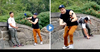 Hero Or Villain? This Selfie-Stick Vigilante Is On Rampage In New York Attacking Tourists With Bolt Cutters