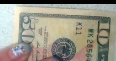 She Rubs Her Money With Alcohol And Makes A Distrubing Discovery