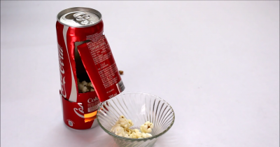 How To Make A Popcorn Machine Out Of A Coke Can