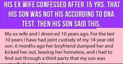 His Ex Wife Confessed, It's Not His Son According To DNA Tests. But Then The Son Did This...