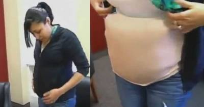 HS Senior Fakes Pregnant For A Project