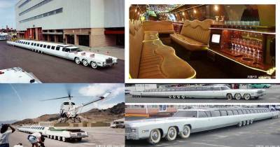 Checkout The World&rsquo;s Longest Car Which Has A Helipad And Swimming Pool