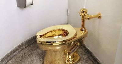 People Are Paying To Take A Dump In This 18-Karat Gold Toilet In New York.