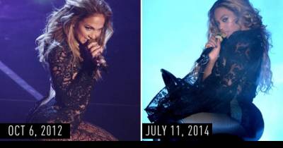 Definitive Proof Beyonc&eacute; Is OBSESSED With J.Lo's Style