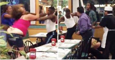 Guy Warns &ldquo;Act Like A Man, Get Hit Like A Man&rdquo; Before Knocking 2 Girls Out