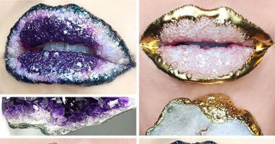 The Latest Sparkling Lip Trend Is Rocking Instagram...Literally!