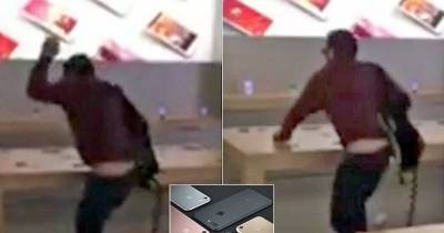 Man Walks Into Apple Store And Calmly Smashes Up Every iPhone In Sight