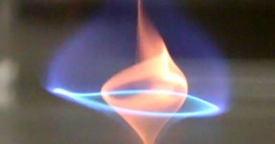 Scientists Discover New Type Of Whirling Blue Fire