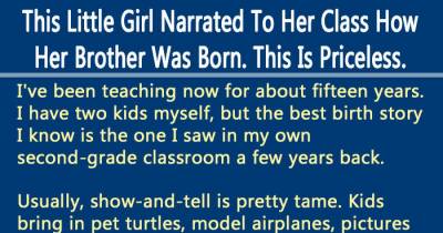 This Little Girl Tried To Explain Child Birth To Her Class. This Is Priceless.