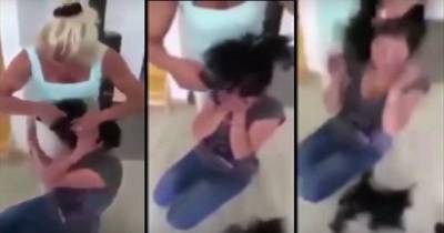 Mother Shaves Daughters Hair After She Bullies Young Girl With Cancer