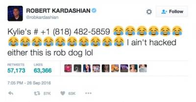 Rob Leaks Kylie's Number:"You've Lost Your Damn Mind"