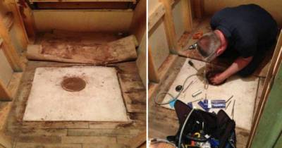 After His Grandparents Die, He Rips Up Their Old Carpet To Find A Hidden Safe In The Floor