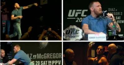 Conor Mcgregor Hit With $150,000 Fine After Bottle-throwing Incident At UFC 202 Press Conference