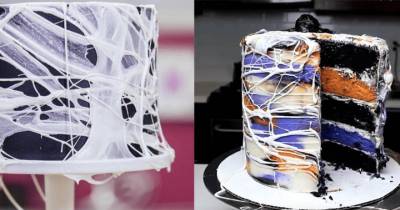 Halloween Cobweb Cakes! WTF. But It's Too Yummy!