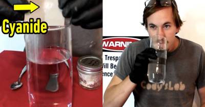 Mad Scientist Drinks Cyanide To See What It Will Do To His Body