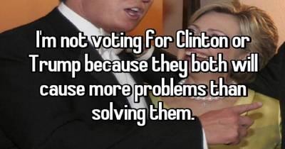 People Confess Why They Are Not Voting