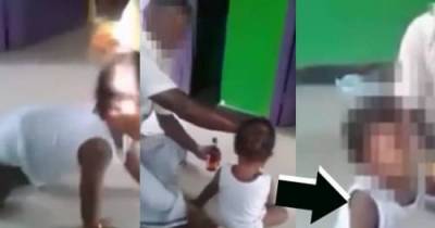 This Guy Forces His 10 Month Old Daughter To Drink Alcohol While His Wife Films It!