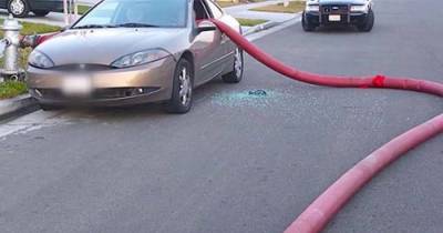 This Is What Happens When You Park Your Car In Front Of A Fire Hydrant